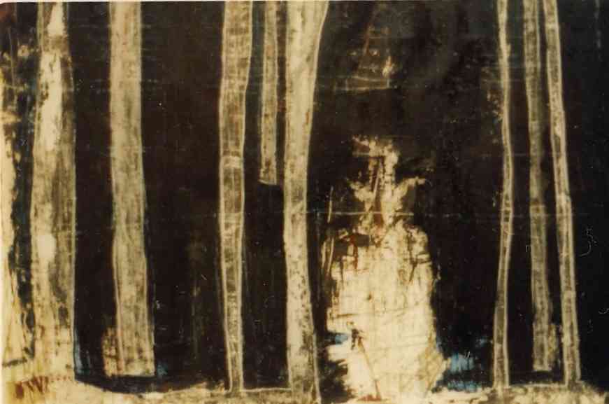 auf papier, oel, 100x200cm, 1997